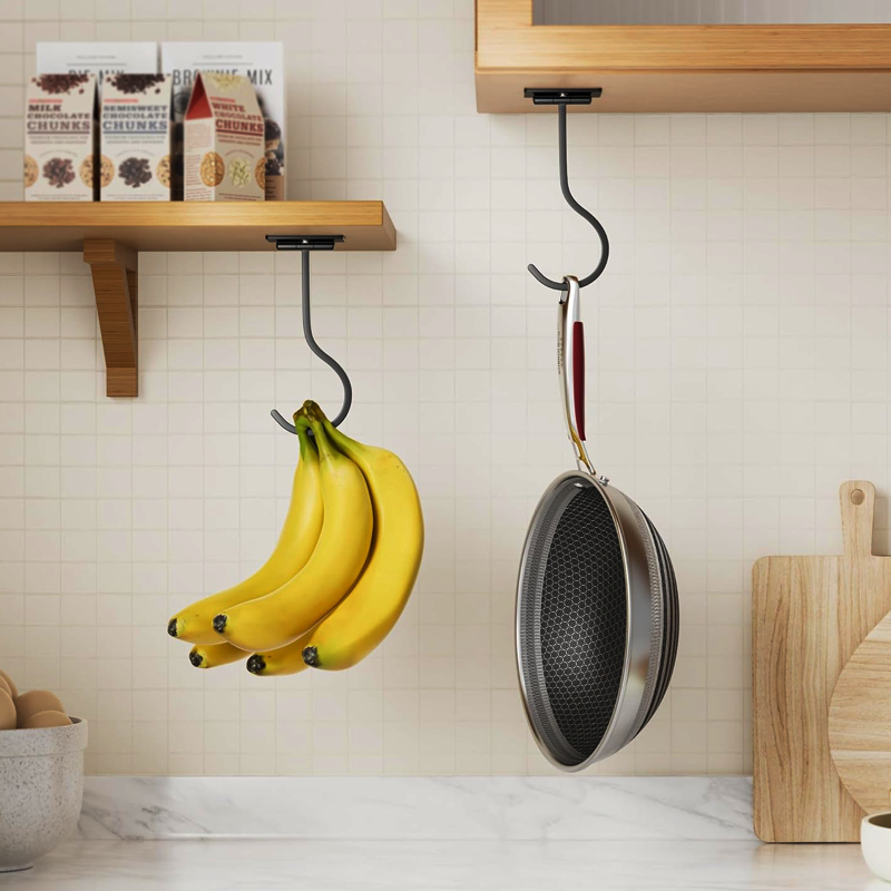 Adhesive Banana Hanger Under Cabinet - Image 2